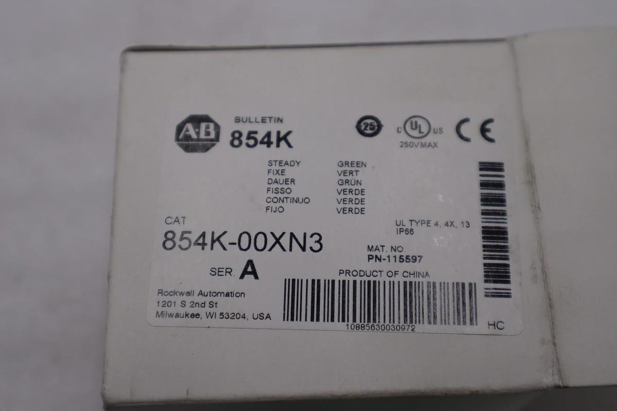 ALLEN BRADLEY 854K-00XN3 / 854K00XN3 - NEW IN BOX - STOCK H559A
