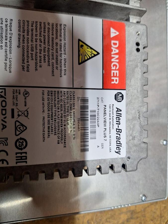 Used NEW OLD STOCK AB Allen Bradley 2711P-T10C22A9P /A PanelView Color Screen #3442CC