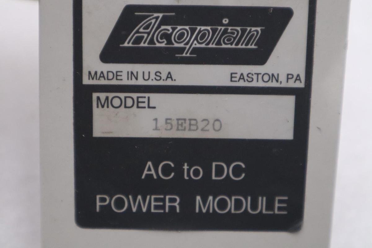 Used PN# 15EB20 - ACOPIAN - POWER SUPPLY MODULE (AC TO DC) - STOCK GF1335