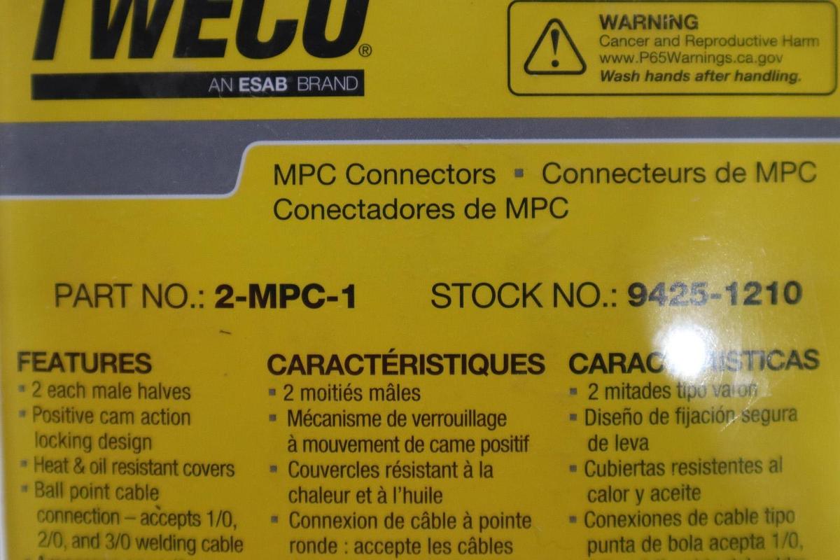Tweco 2-MPC-1 (9425-1210) Connectors - NEW IN BOX - STOCK GF503A
