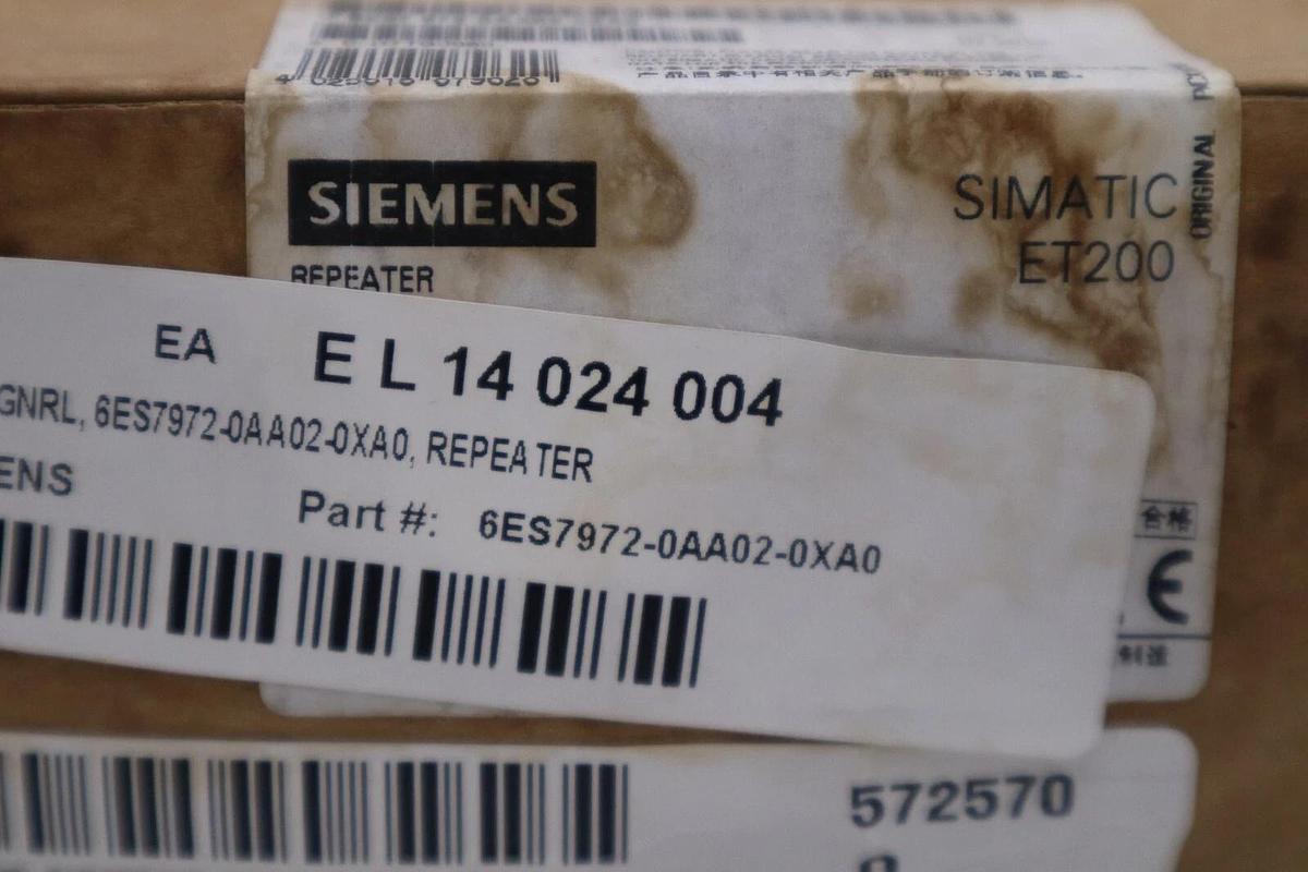 Used New Siemens 6ES7972-0AA02-0XA0 6ES7 972-0AA02-0XA0 NEW SEALED BOX STOCK G437A