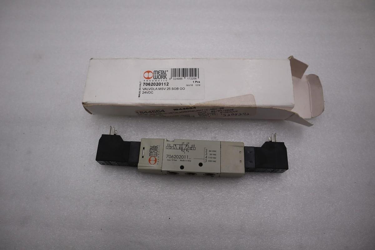 Used NEW OPEN BOX Metalwork 7062020112 Valve MSV 25 SOB OO 24VDC STK H1586A