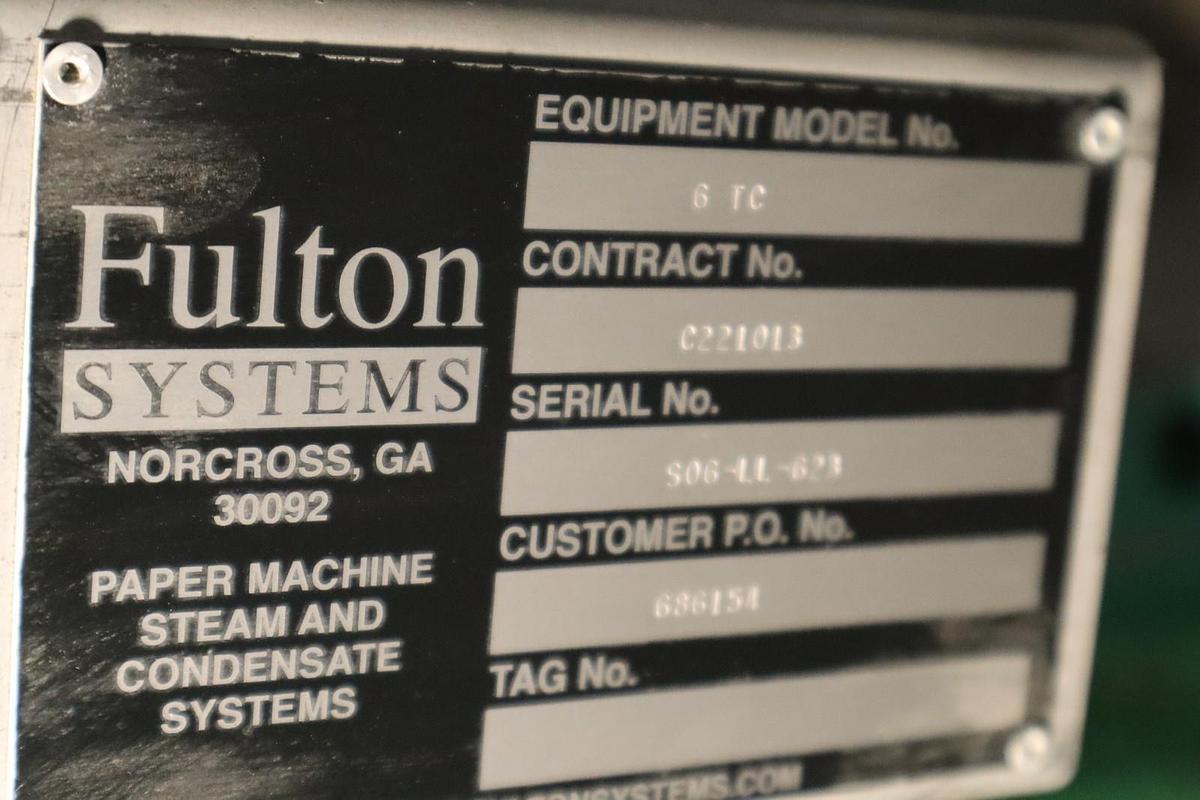 Used Fisher Control Valve Fulton Boiler Steam Valve With Pneumatic Actuator