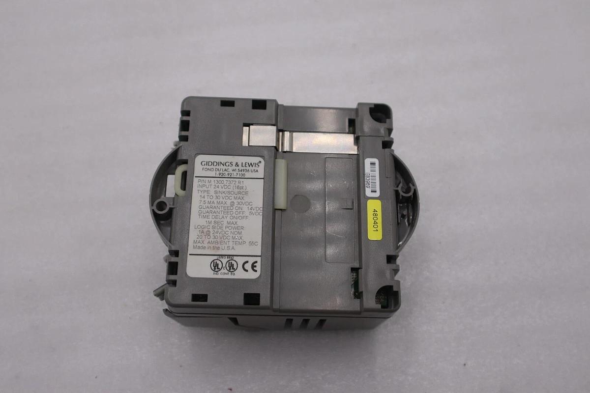 Used GIDDINGS & LEWIS M.1300.7372 R1 Input Module 24VDC SINK/SOURCE STOCK 627-D