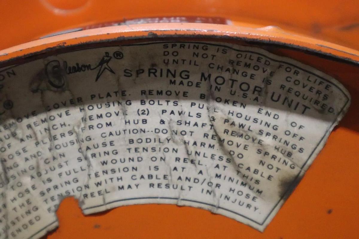 Used GLEASON REEL HEAVY DUTY ELECTRIC CABLE REELS STOCK W-69