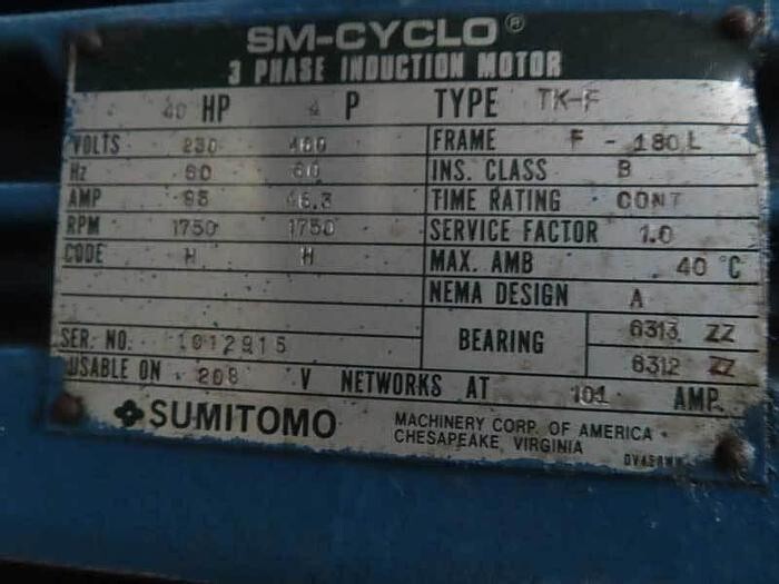Used SHREDPAX MODEL AZ80 DUAL SHAFT SHREDDER TWIN 40HP MOTORS (NO CONTROL)