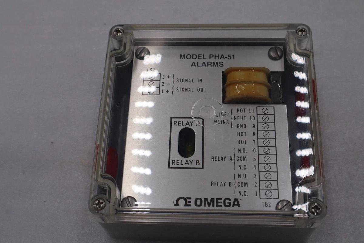 Used Omega Engineering PHA-51 Dual Alarm Module NEW IN BOX STOCK 5470