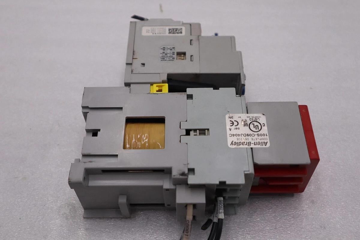 Used ALLEN BRADLEY 193-EECB/ 100-C09Z*400/ 100S-F Overload Relay STOCK L-479-C