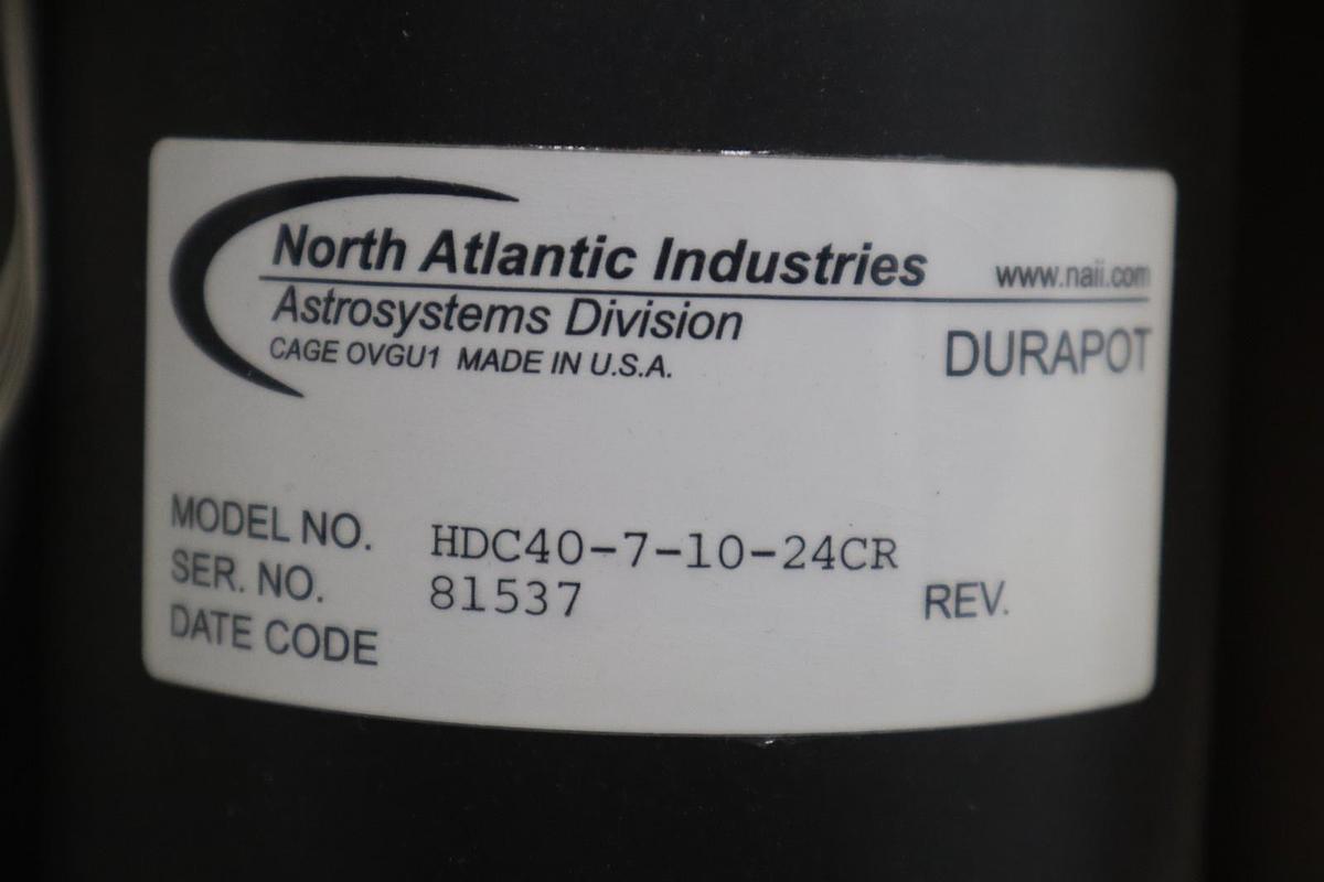 Used NORTH ATLANTIC INDUSTRIES ASTROSYSTEMS HDC40-7-10-24CR Angular-to-DC Converter