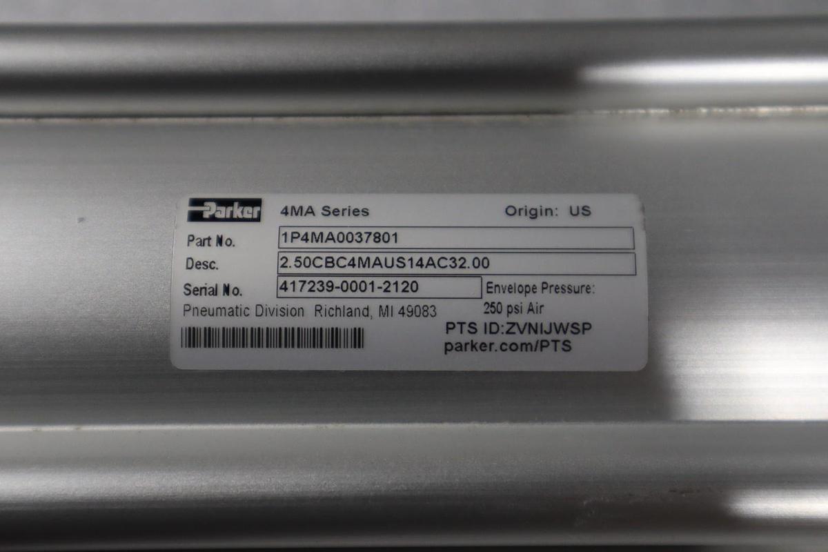 PARKER 1P4MA0037801 ROUND BODY PNEUMATIC CYLINDER STOCK H1894