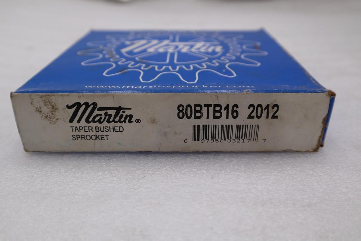 NEW MARTIN 80BTB16 2012 TAPER BUSHED SPROCKET STOCK H339A
