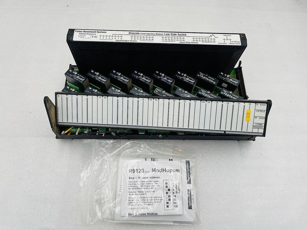 Used Fisher-Rosemount 01984-4121-0002 Isolated Discrete Termination Panel A #2316