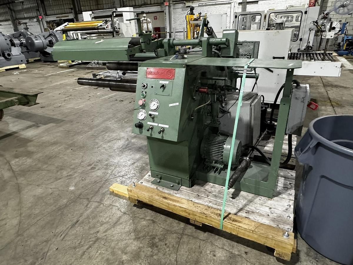 Used 30" STANFORD MODEL 142 LT DOCTOR REWINDER MACHINE WITH EDGE GUIDE 24" DIAMETERS