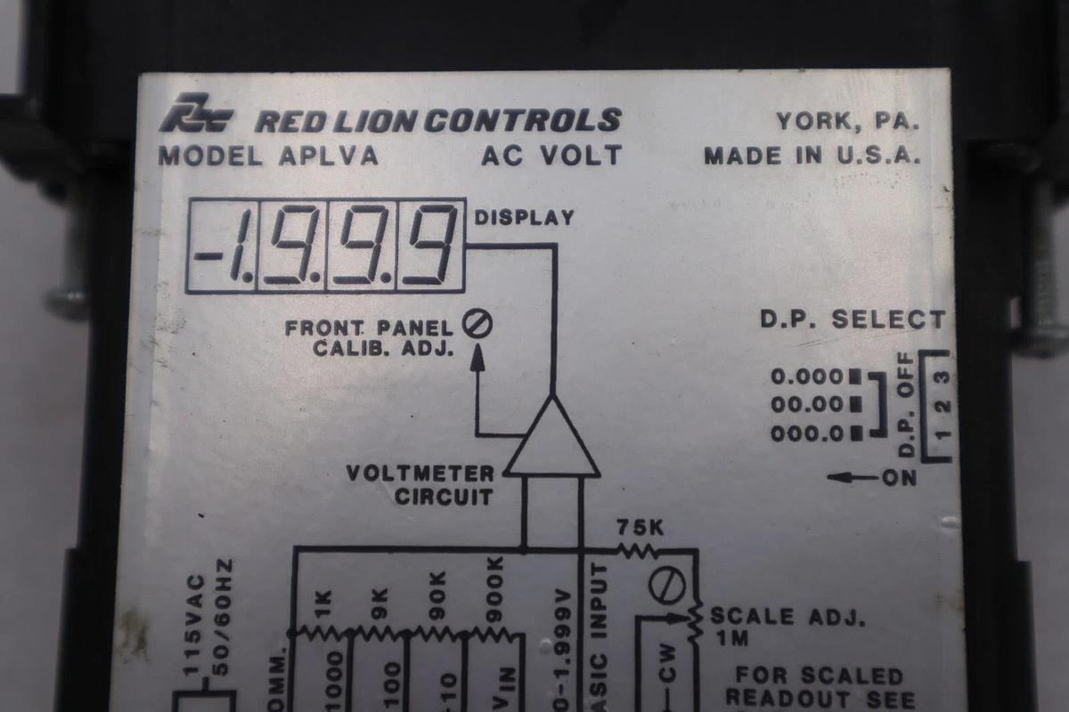 Red Lions Controls Model Aplva AC Volt Voltage Converter Used #K-2265