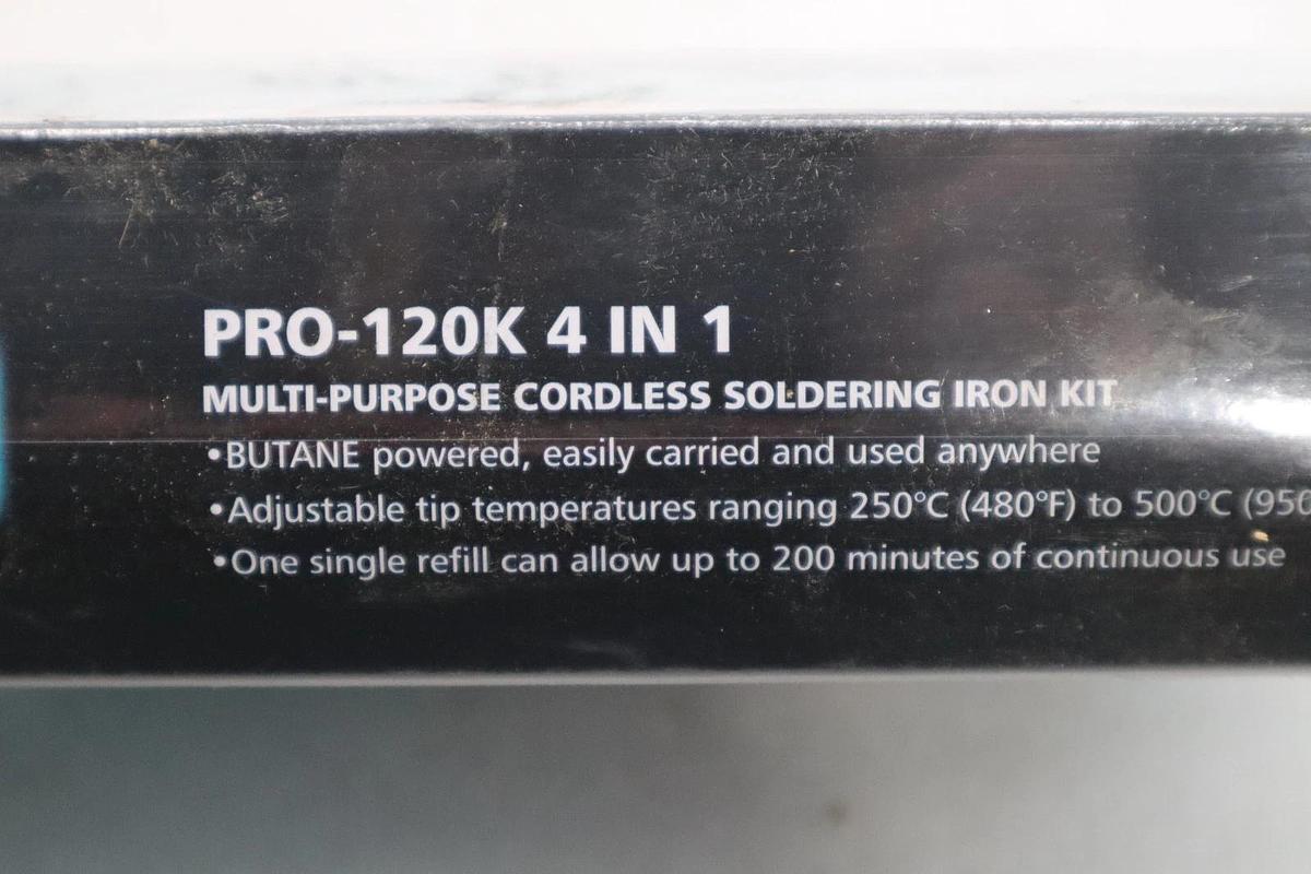 Used NEW Solder It PRO120K Multi-Function Butane Heat Tool Kit STK GF30A
