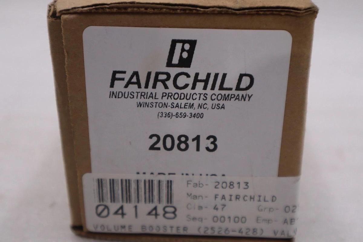 NEW OPEN BOX Fairchild 20813 CAPACITY VOLUME BOOSTER STK 4019B