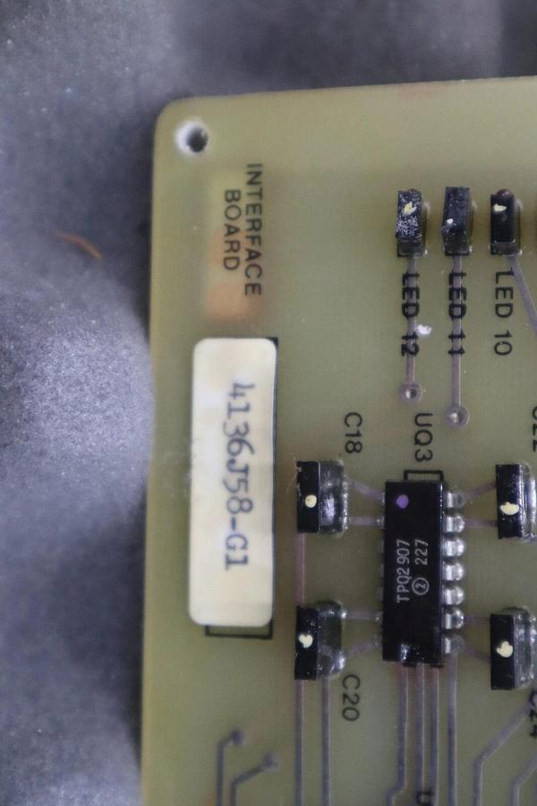 Used NEW GENERAL ELECTRIC 4136J58-G1 INTERFACE BOARD STOCK G524