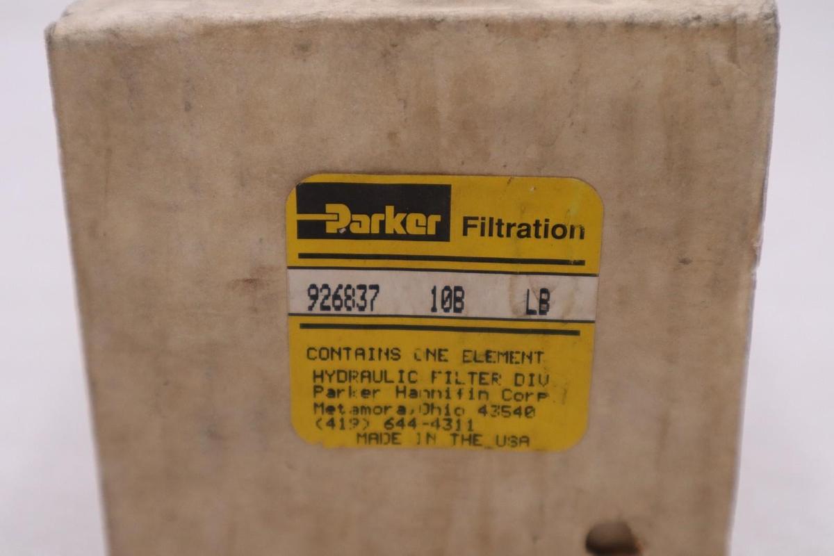 Used NEW OPEN BOX Genuine Parker 926837Q 10Q Hydraulic Filter STK GF1158