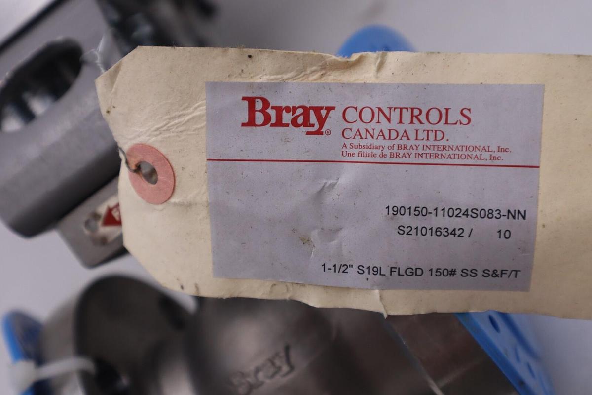 Used 1 1/2" Bray 92630-11300532 Actuator W/ 6A6DR5-1200nn015KA4 Positioner NEW #5565