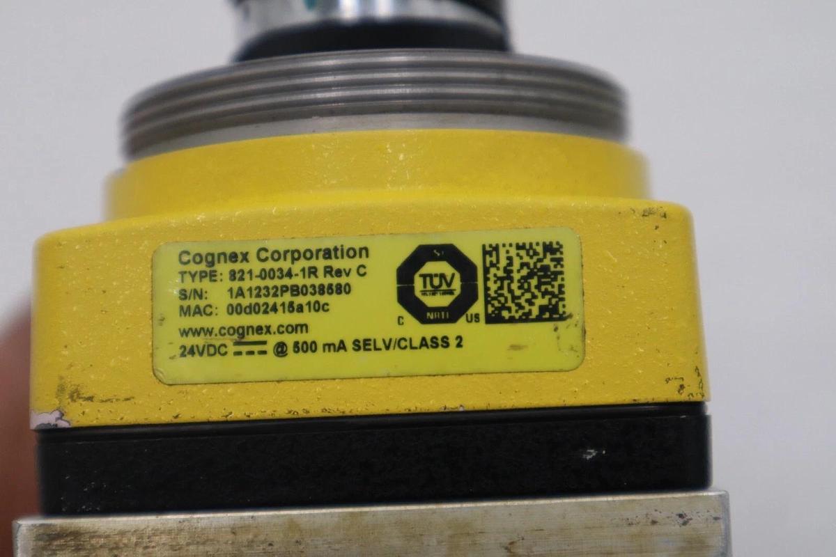 Used Cognex 821-0034-1R, Vision Camera WITH LENSE STOCK K-123-D