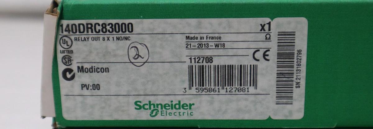Used SCHNEIDER ELECTRIC 140DRC83000 NEW UNIT (TWO AVAILABLE) STOCK G291