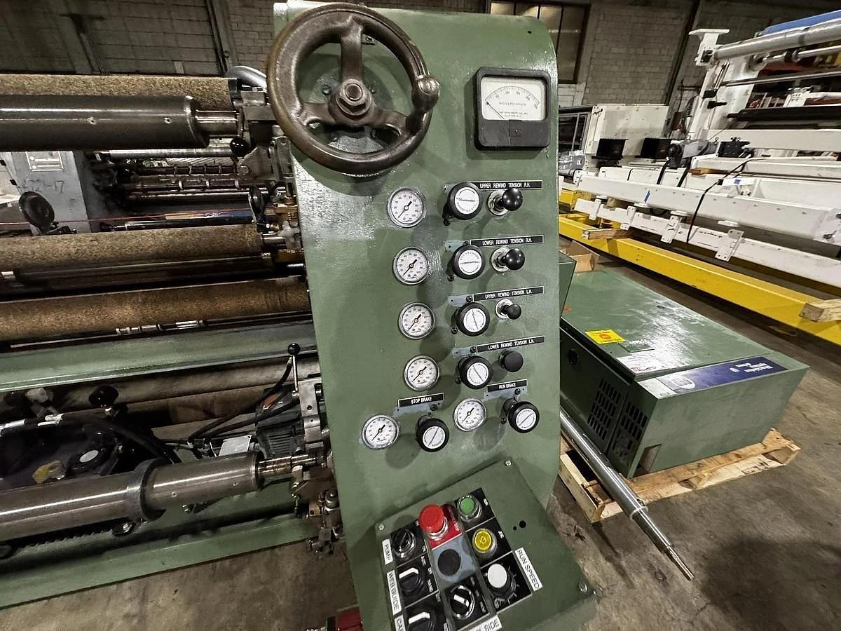 Used 62" DUSENBERY MODEL 635 BL DUPLEX SLITTER REWINDER