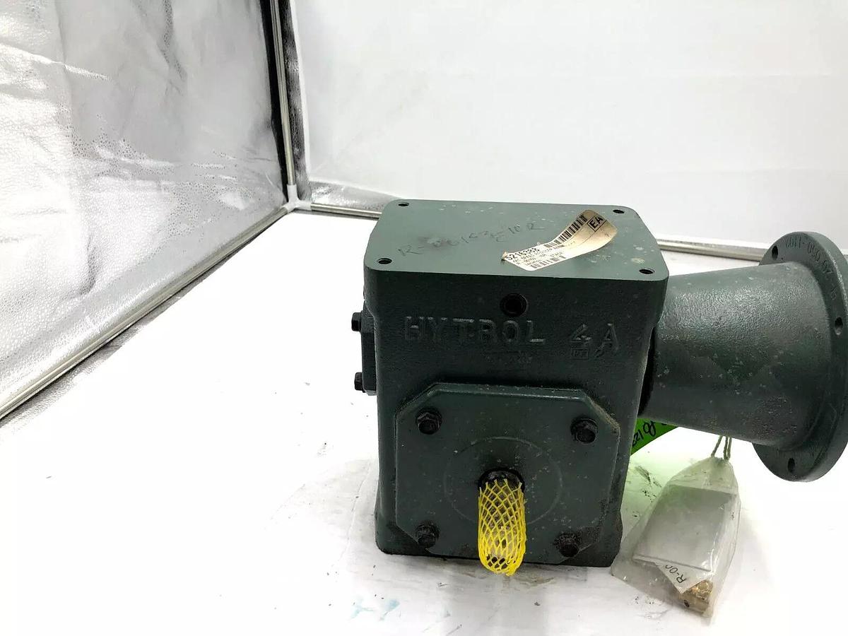 Used HYTROL 4A GEAR REDUCER RIGHT HAND WORM GEARBOX S-114
