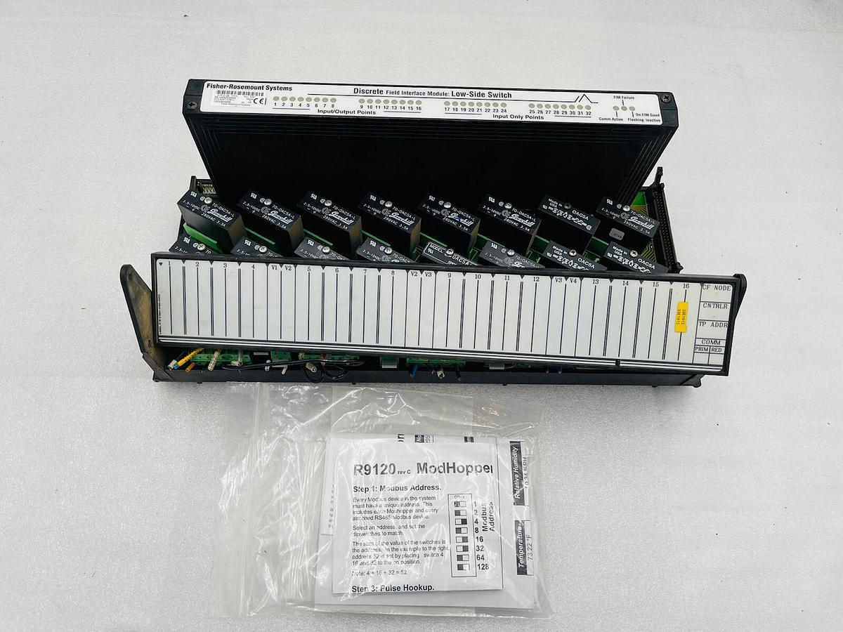 Used Fisher-Rosemount 01984-4121-0002 Isolated Discrete Termination Panel A #2316