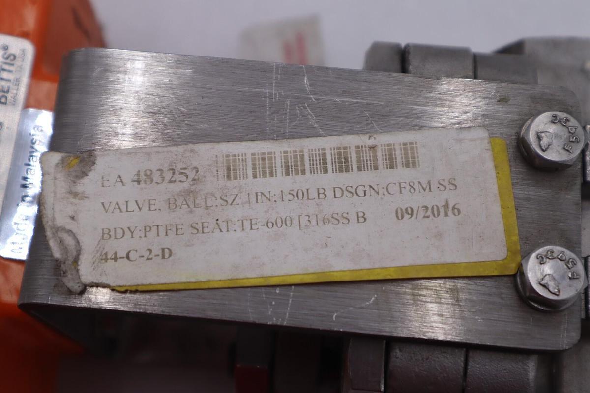 Used BETTIS DD025.B2A00K.11K0 ACTUATOR VALVE 150LB STOCK #4063