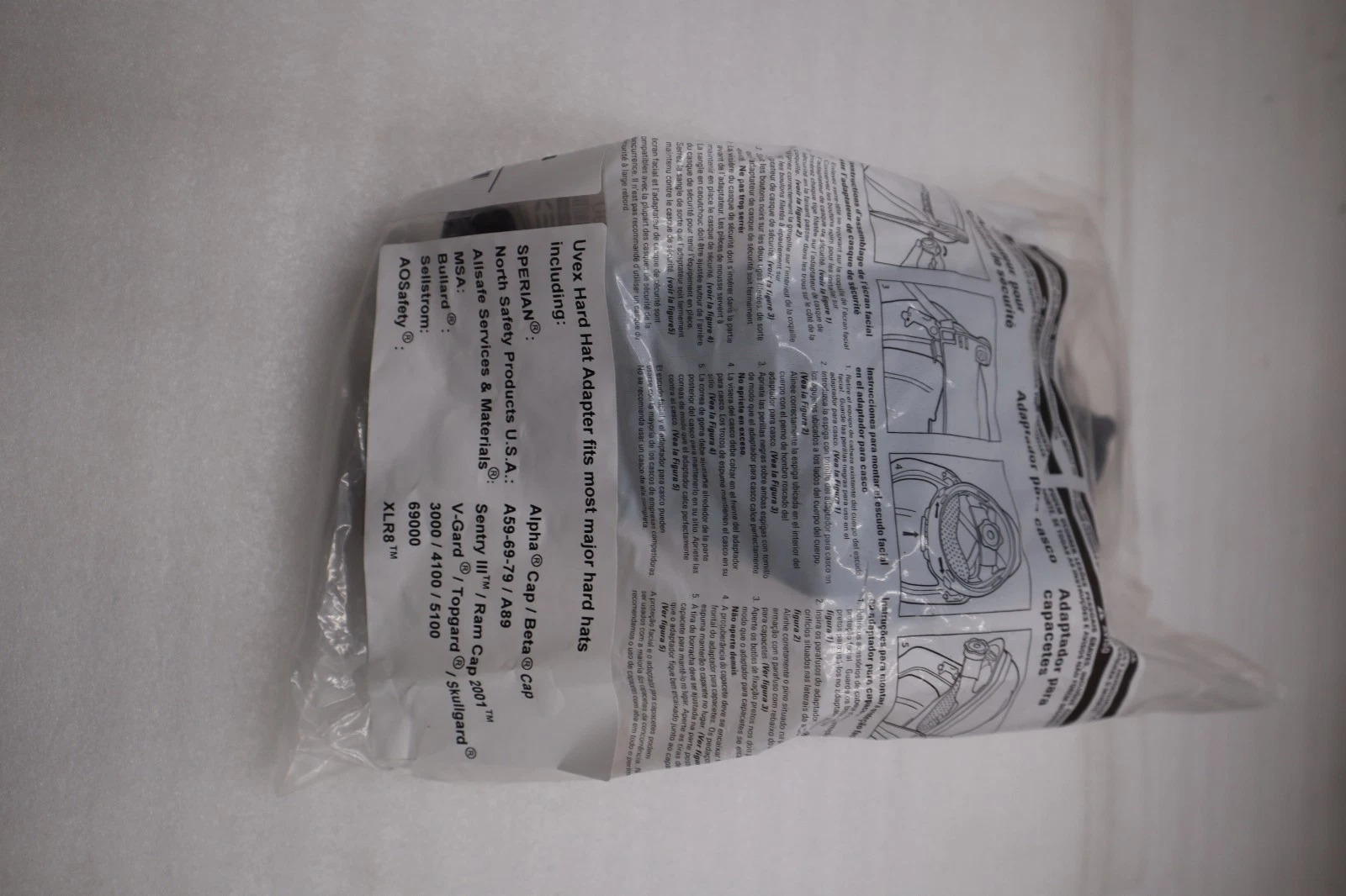 Used LOT OF 10 - UVEX Hard Hat Adapter Fits Most Hard Hats - STOCK SGF105