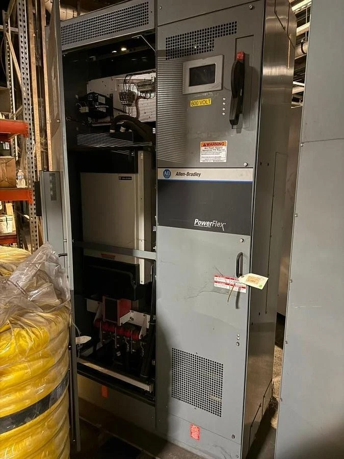 Used 200 HP ATLAS COPCO GA160W AIR COMPRESSOR WITH ALLEN BRADLEY VFD 600V