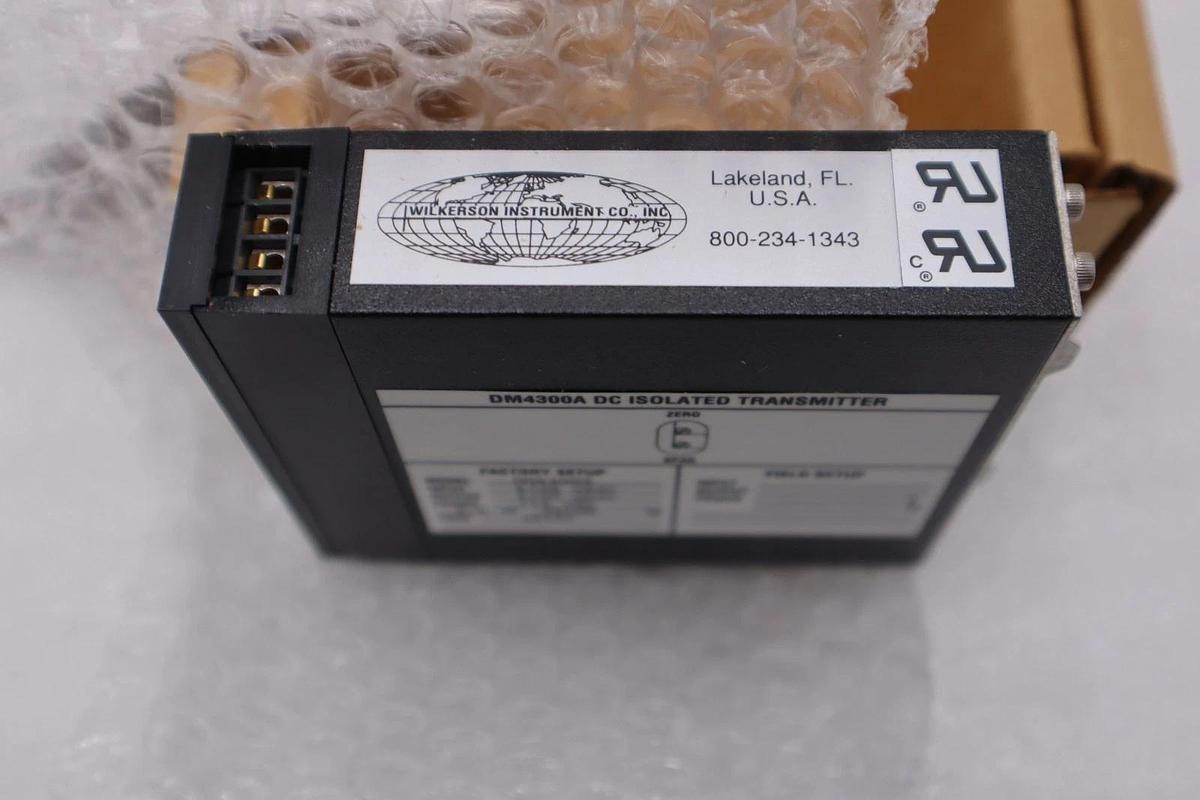 Used New In Box Wilkerson Instrument DM4300A DC Isolated Transmitter STOCK H714A