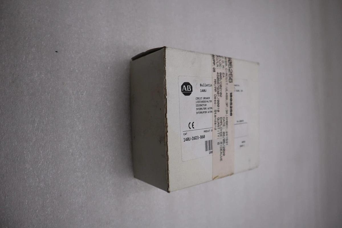 Used NEW IN BOX ALLEN BRADLEY 140U-D6D3-B60 / 140UD6D3B60 (2 AVAILABLE) STOCK H221A