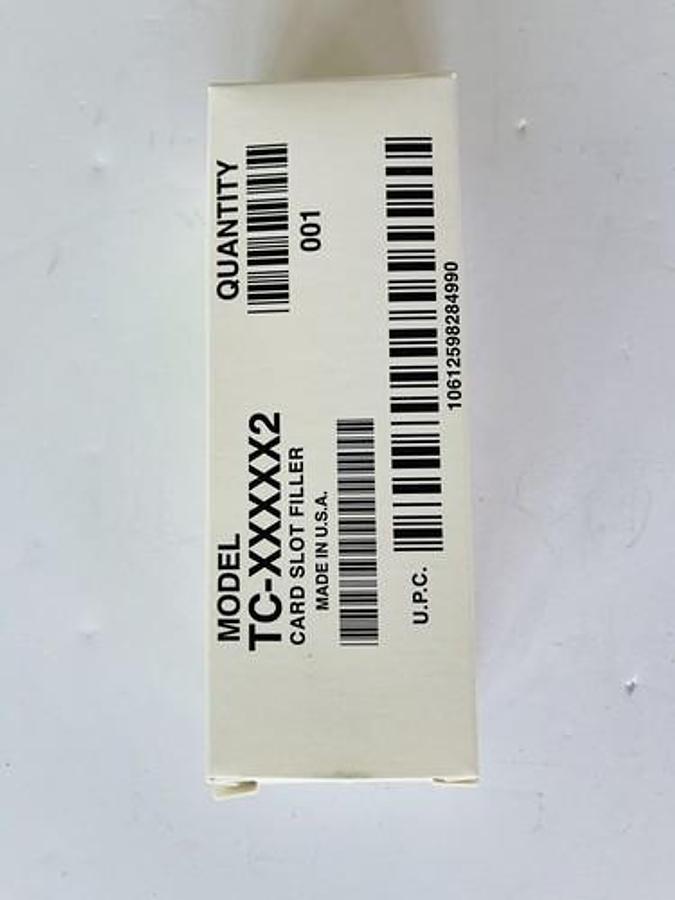 Used HONEYWELL TC-XXXXX2 CARD SLOT FILLER LOT OF 2 #K-993+1005