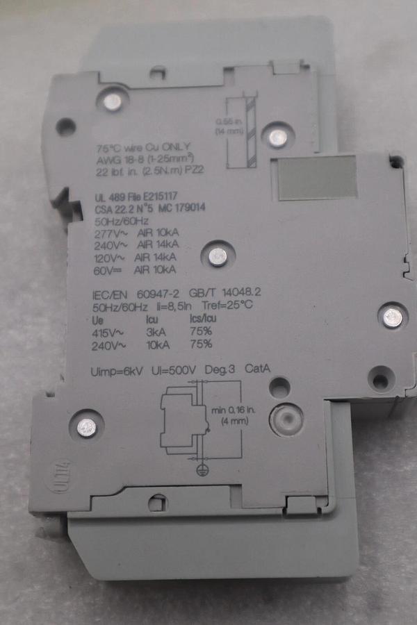 NEW OPEN BOX Schneider Electric M9F42103 Multi9 Circuit Breaker C60BP STK G1001A