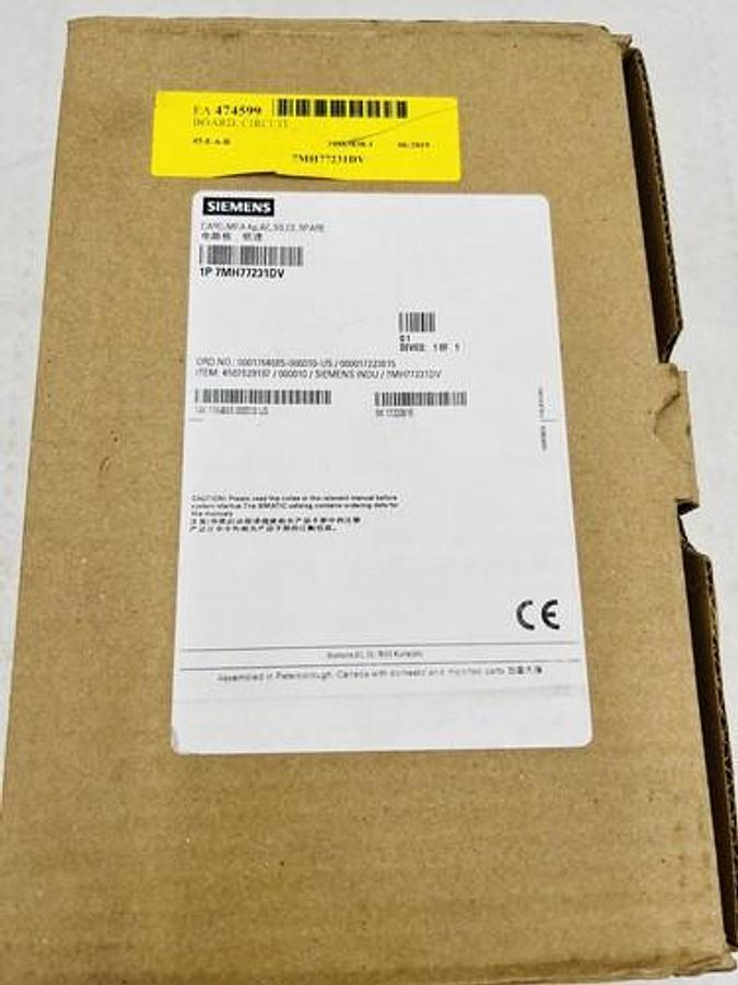 Used NEW OPEN BOX SIEMENS 7MH7723-1DV / 7MH77231DV STOCK 3832