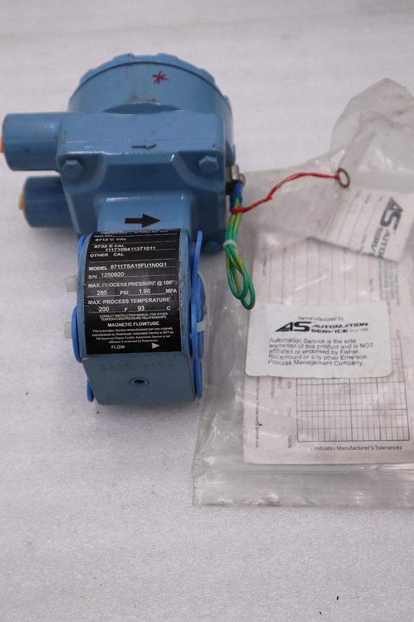 Used ROSEMOUNT 8732E PRESSURE TRANSMITTER 8711TSA15FU1N0G1 MAGNETIC FLOW METER 3129CC