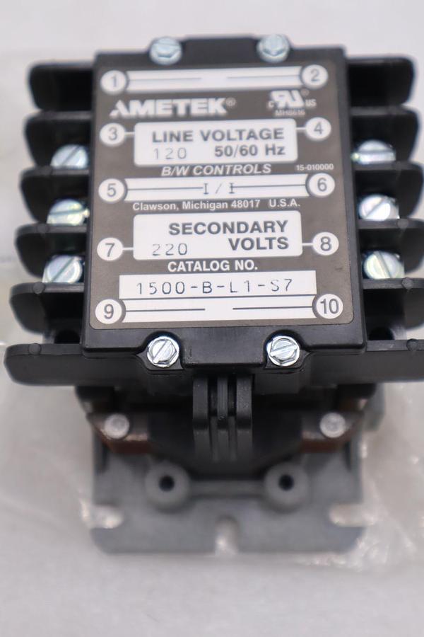 Used NEW BW CONTROLS 1500-B-L1-S7 LIQUID LEVEL CONTROL RELAY STOCK H629A