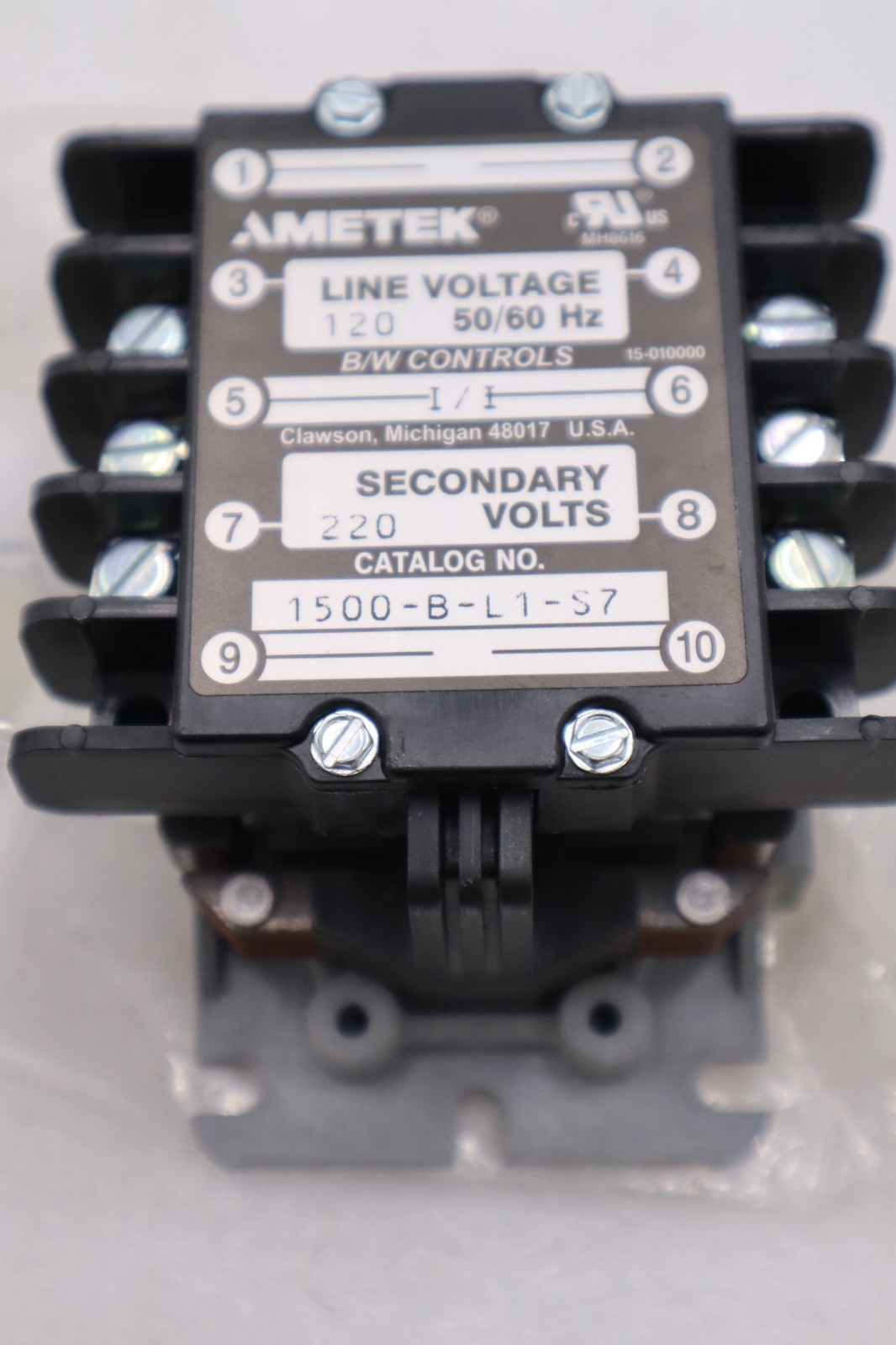 Used NEW BW CONTROLS 1500-B-L1-S7 LIQUID LEVEL CONTROL RELAY STOCK H629A