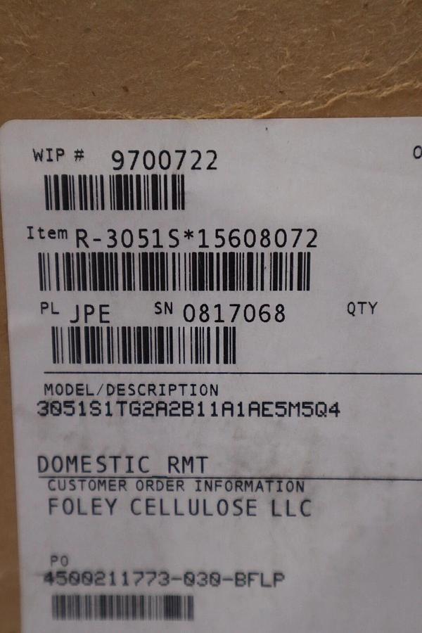 Used Rosemount 3051S / 3051S1TGA2B11A1AE5M5Q4 Transmitter NEW #G122