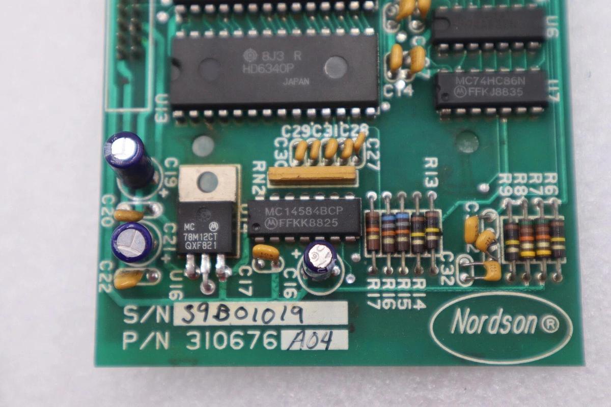 Used NORDSON 310676 CIRCUIT BOARD STOCK #K-2399