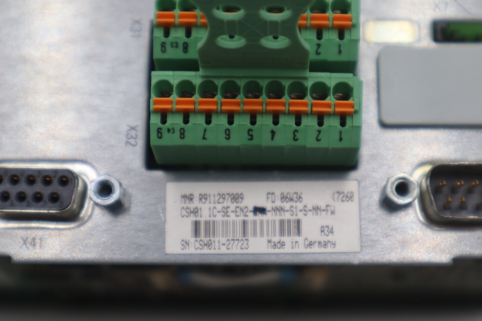 Used BOSCH CSH01.1C-SE-EN2-NNN-NNN-S1-S-NN-FW CONTROL UNIT STOCK 2305-C