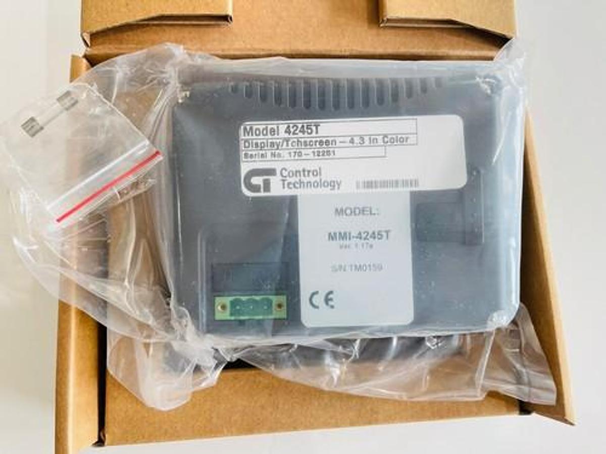 Used CONTROL TECHNOLOGY TOUCHSCREEN MMI-4245T OPERATOR INTERFACE PANEL #K-822