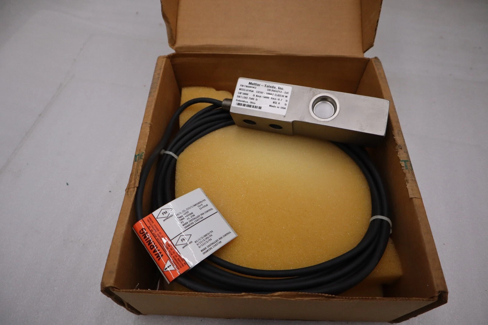 METTLER-TOLEDO TB600343 5000LBS NEW IN BOX (THREE AVAILABLE) STOCK H891