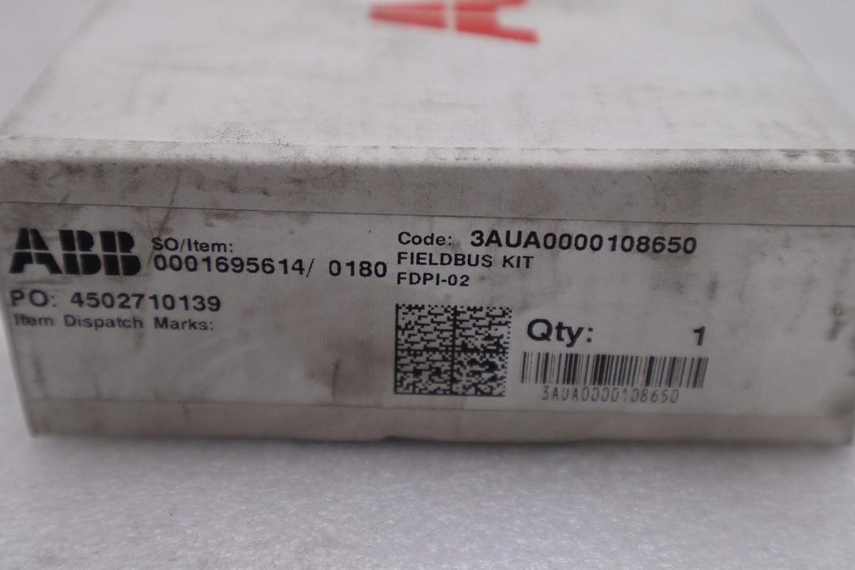 ABB FDPI-02/ 3AUA0000108650 PANEL BUS ADAPTER KIT FIELDBUS KIT - STOCK GF23A