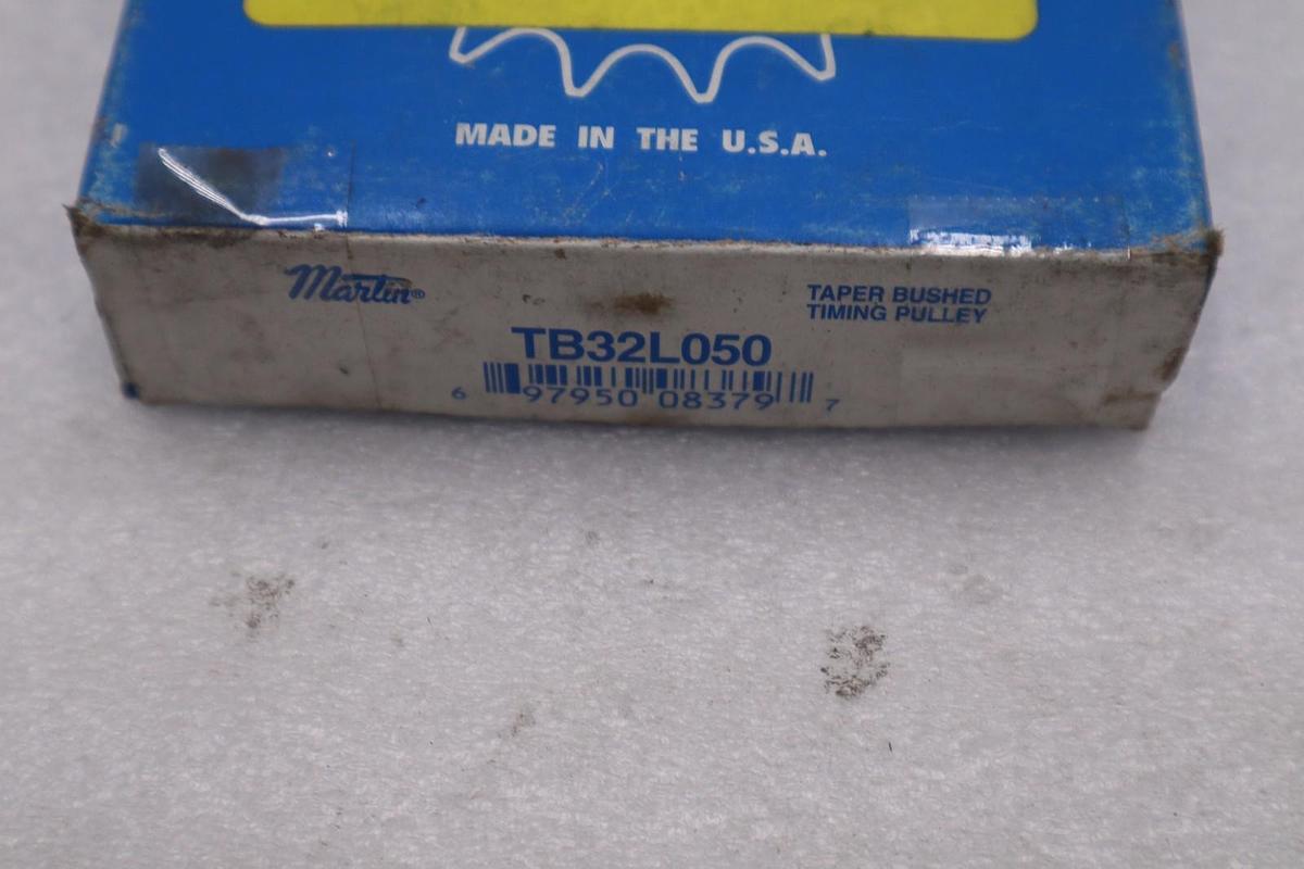 Used LOT OF 2 -- MARTIN Timing Pulley TB32L050 Bushing STOCK L250CC