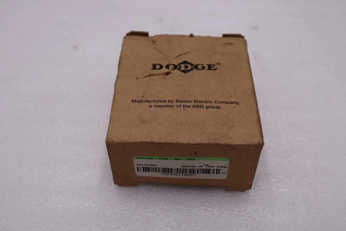 Dodge 124198 F2B-SC-008 1/2" 2-Bolt Flange Mount Bearing STOCK H1107A