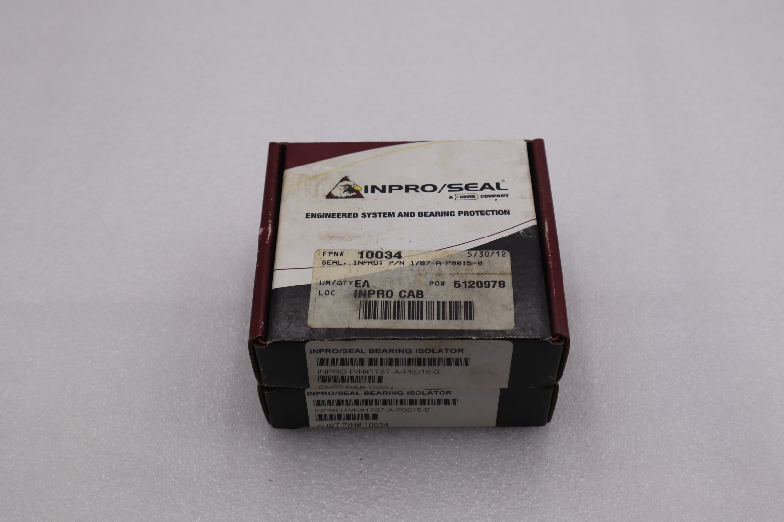 INPRO/SEAL COMPANY 1787-A-P0015-0 NSFB STOCK L-660