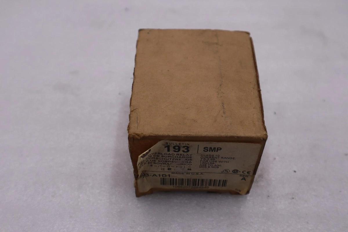 NEW OPEN BOX AB Allen-Bradley OVERLOAD RELAY 193-A1D1 STOCK K2094CC