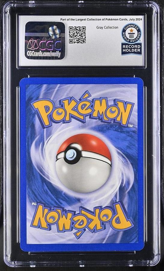 Used PHANPY 62/109 EX RUBY AND SAPPHIRE POKEMON CGC WORLD RECORD 1/1 GUINNESS SLAB